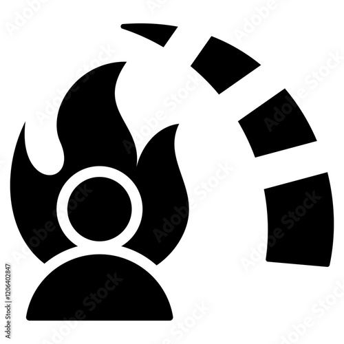 Performance Glyph Icon