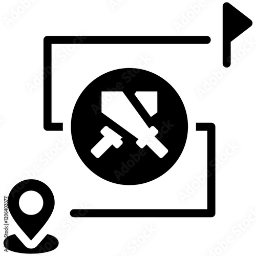 Challenge Glyph Icon