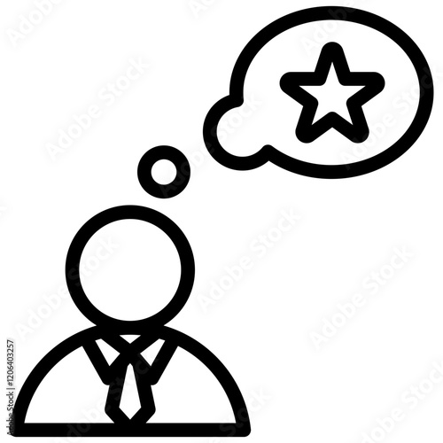 Career Expectation Outline Icon