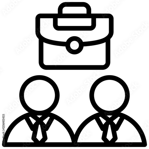 Colleague Outline Icon