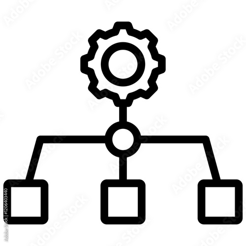 Subordinate Outline Icon