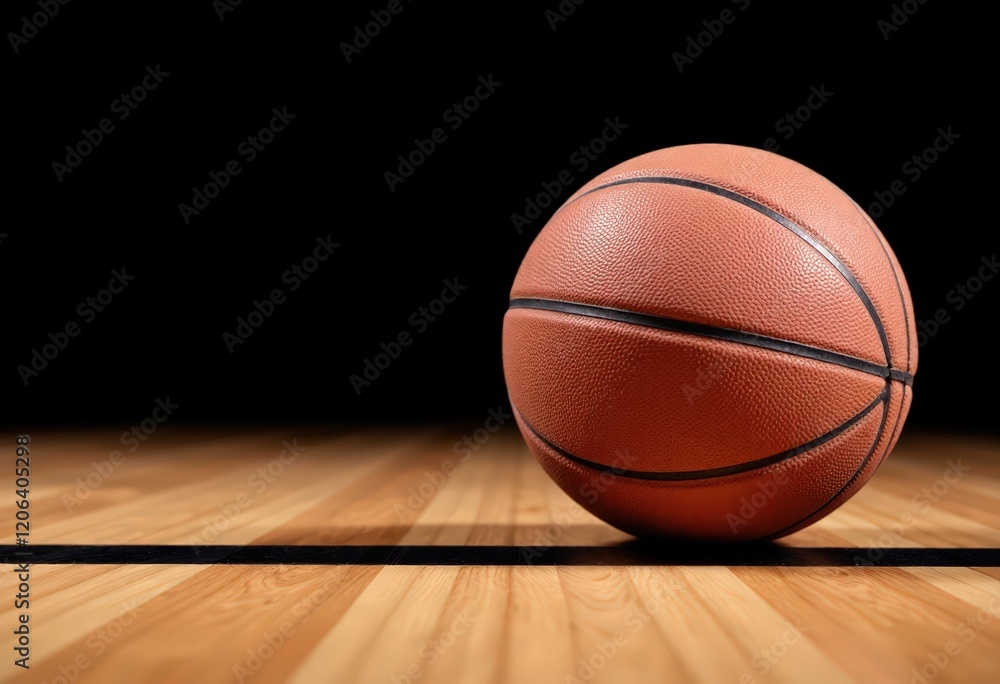 basketball ball on wooden floor basketball ball on wooden floor
