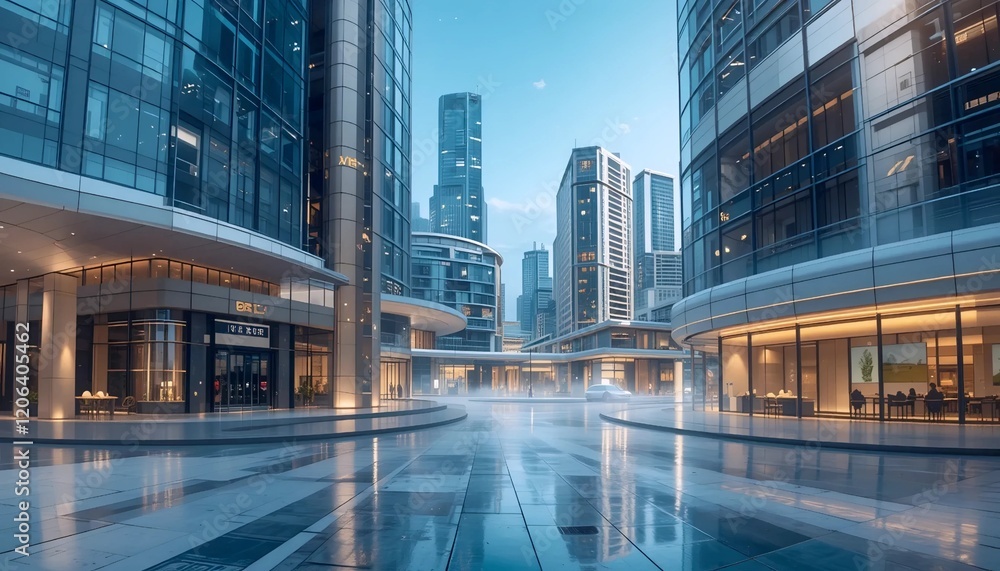 Fototapeta premium modern office building