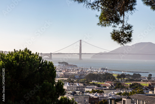 Golden Gate from Russian hill photo