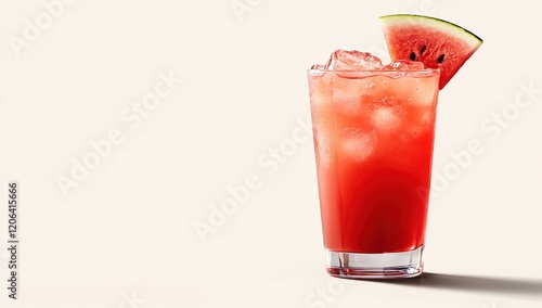 Wallpaper Mural Refreshing Watermelon Drink Recipe: Iced Summer Beverage with Cubes, Garnish, and Simple Steps. Torontodigital.ca