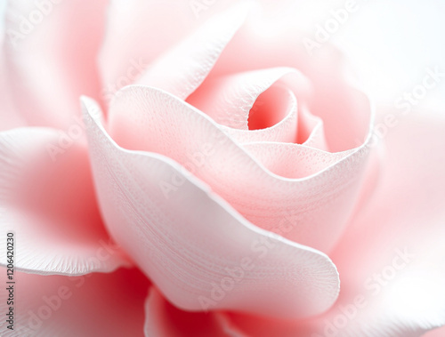 Celebrate Valentine's Day with Romantic Rose Petal Decoration and Copy Space