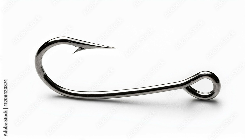 fishing hook isolated on white background fishing hook isolated on white background