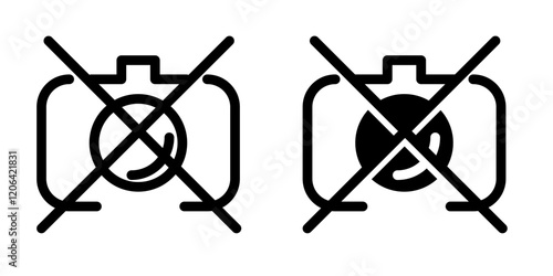 Camera icon design template
