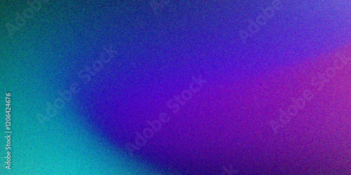 Green blue gradient grainy noise texture background. Design for texture, poster, banner, wallpaper, header cover backdrop