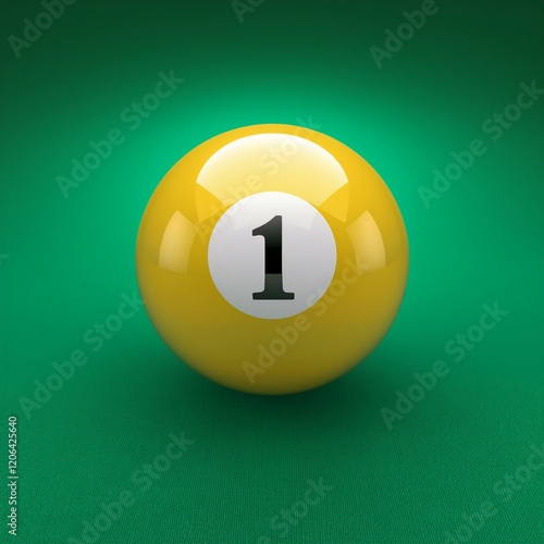 Obraz na płótnie billiard ball number one w salonie