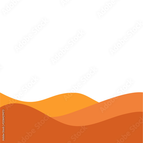 Landscape with desert 