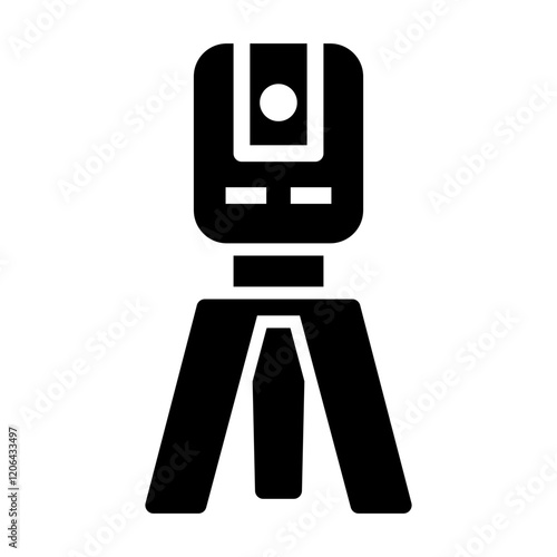 total station Solid icon