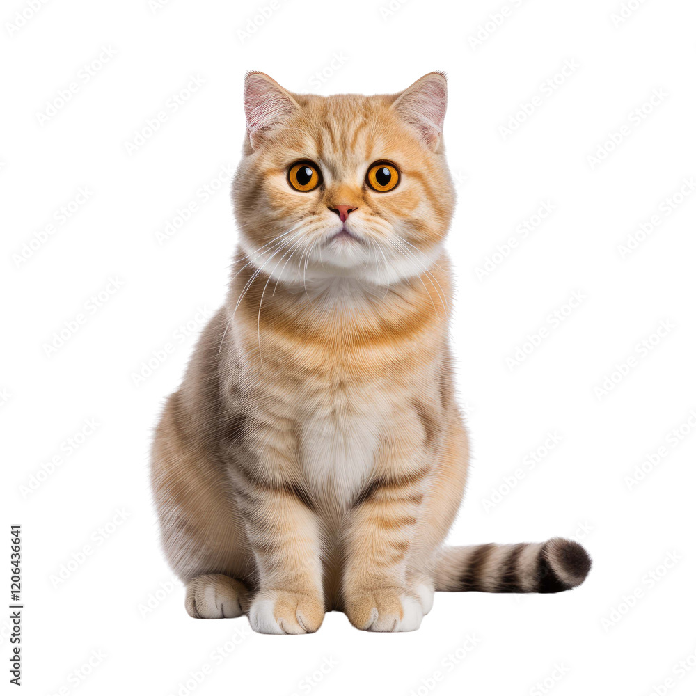 scottish fold cat isolated on transparent background scottish fold cat isolated on transparent background