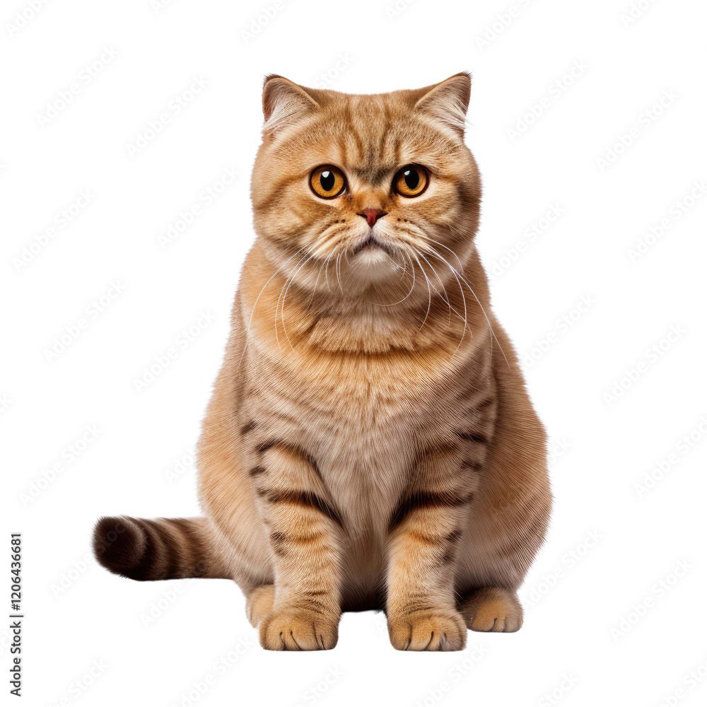 scottish fold cat isolated on transparent background scottish fold cat isolated on transparent background