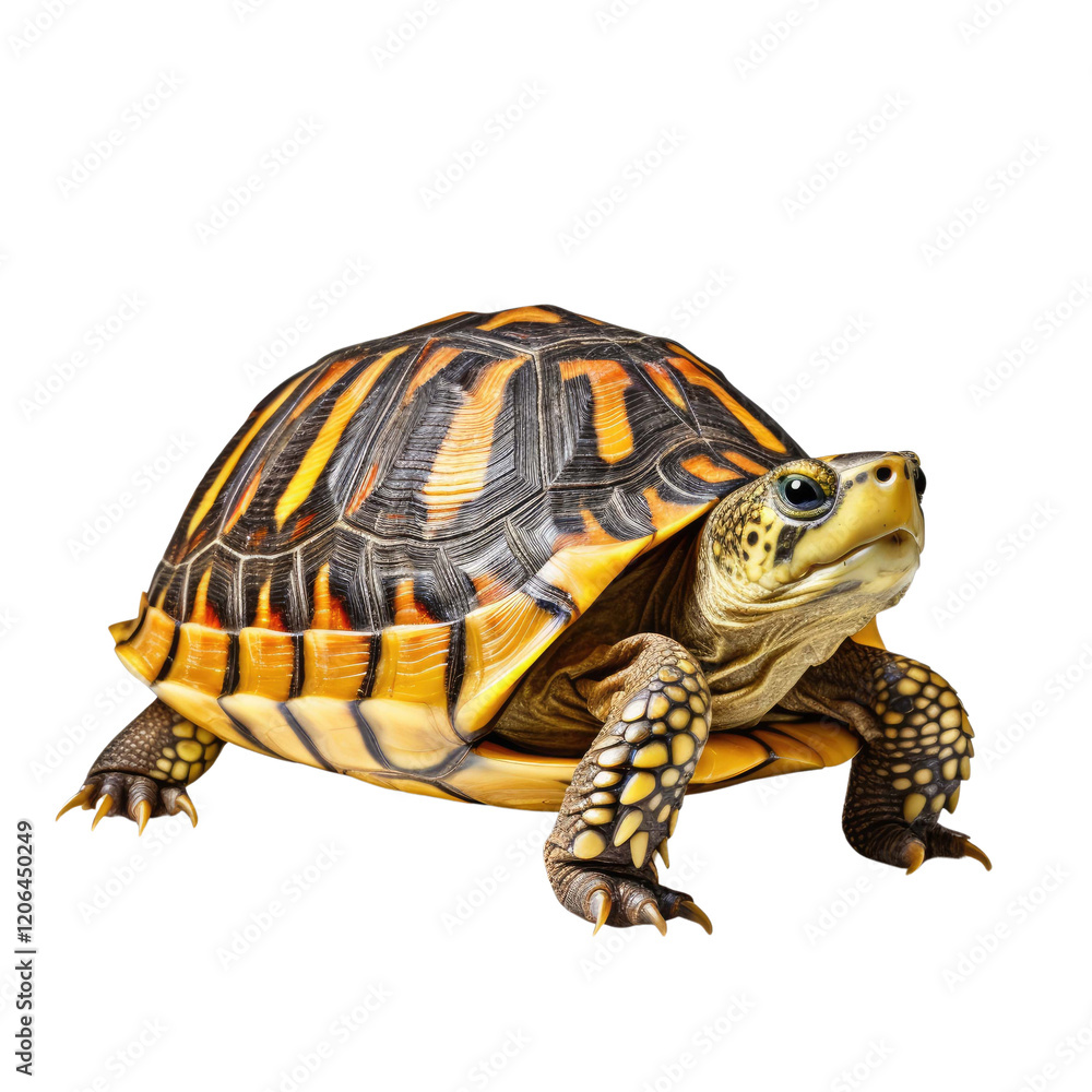 Fototapeta premium turtle isolated on a white transparent background 