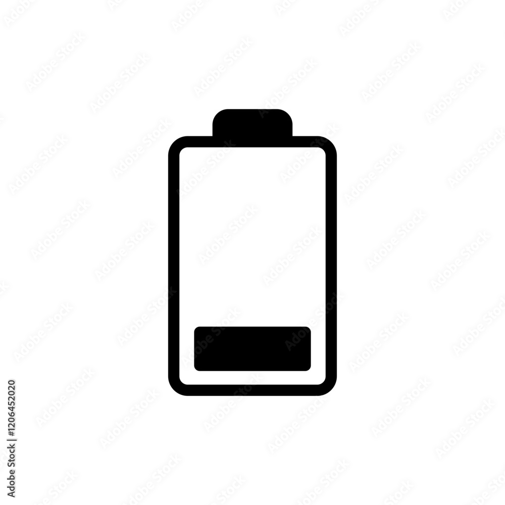 Battery icon vector illustration. battery charging sign and symbol. battery charge level Battery icon vector illustration. battery charging sign and symbol. battery charge level