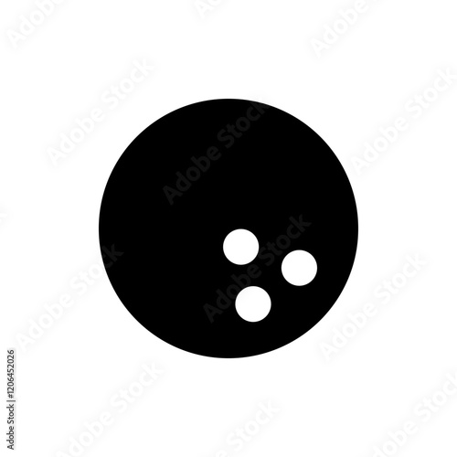 Bowling icon vector illustration. bowling ball and pin sign and symbol.