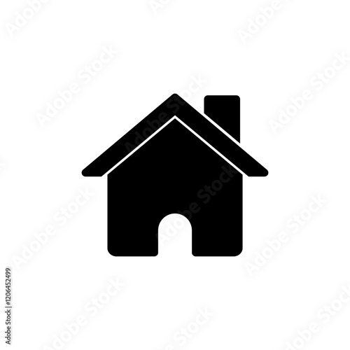 Home icon vector illustration. House sign and symbol