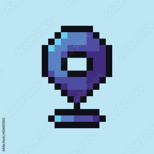 this is map icon in pixel art with simple color this item good for presentations,stickers, icons, t shirt design,game asset,logo and your project.