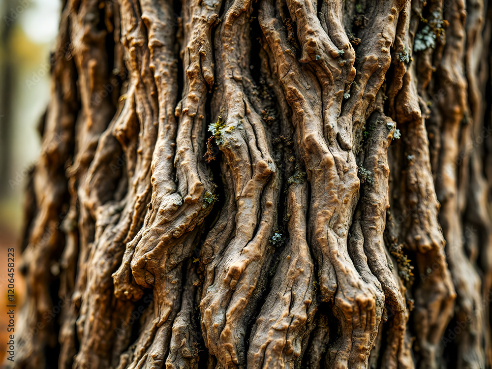 Detailed Close-up of Tree Bark Texture Detailed Close-up of Tree Bark Texture