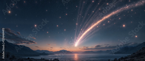 meteor shower photo