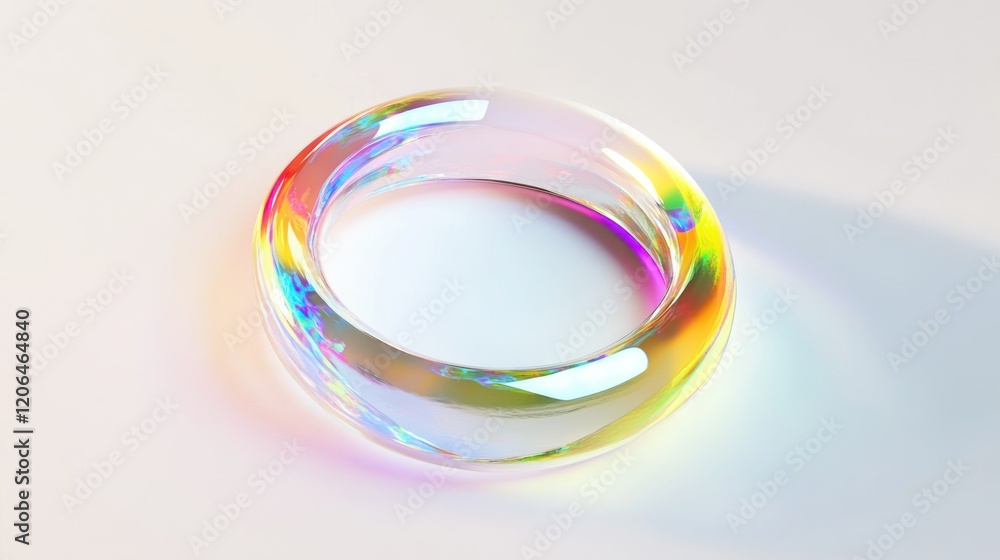 Abstract Glass Ring