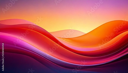 Vivid abstract landscapes with vibrant hues of red, orange, and yellow blending into sunset. Perfect for modern, energetic designs.