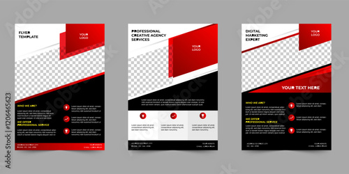 creative business flyer template for event advertising. Corporate flyer template