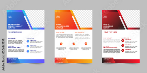 Corporate flyer template A4 Size. business flyer template for marketing