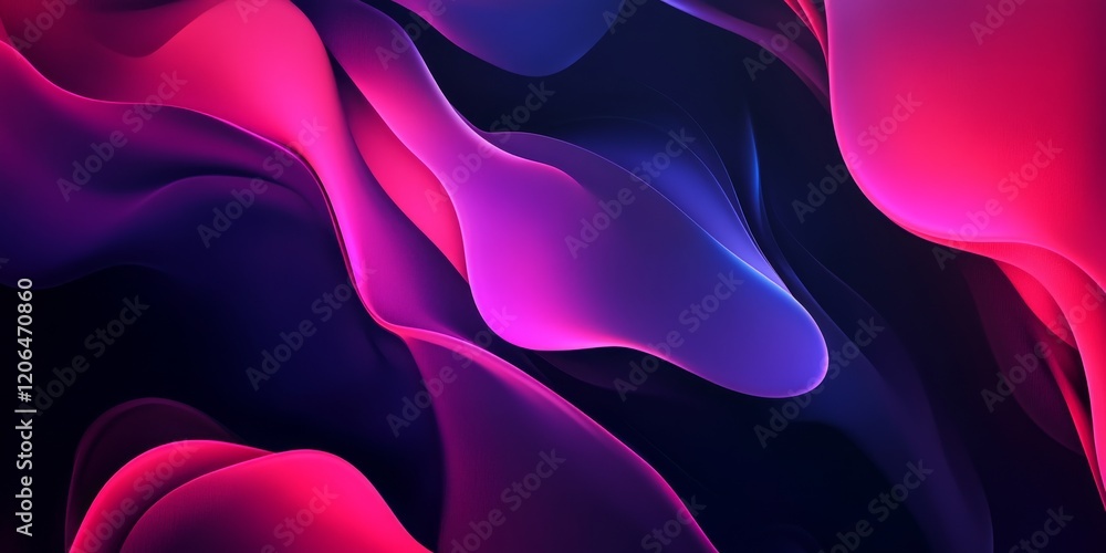 Obraz premium A sophisticated abstract gradient background.featuring deep, rich colors and smooth transitions.conveying luxury and elegance.ideal for high-end fashion content