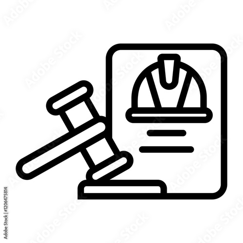 laws Line Icon