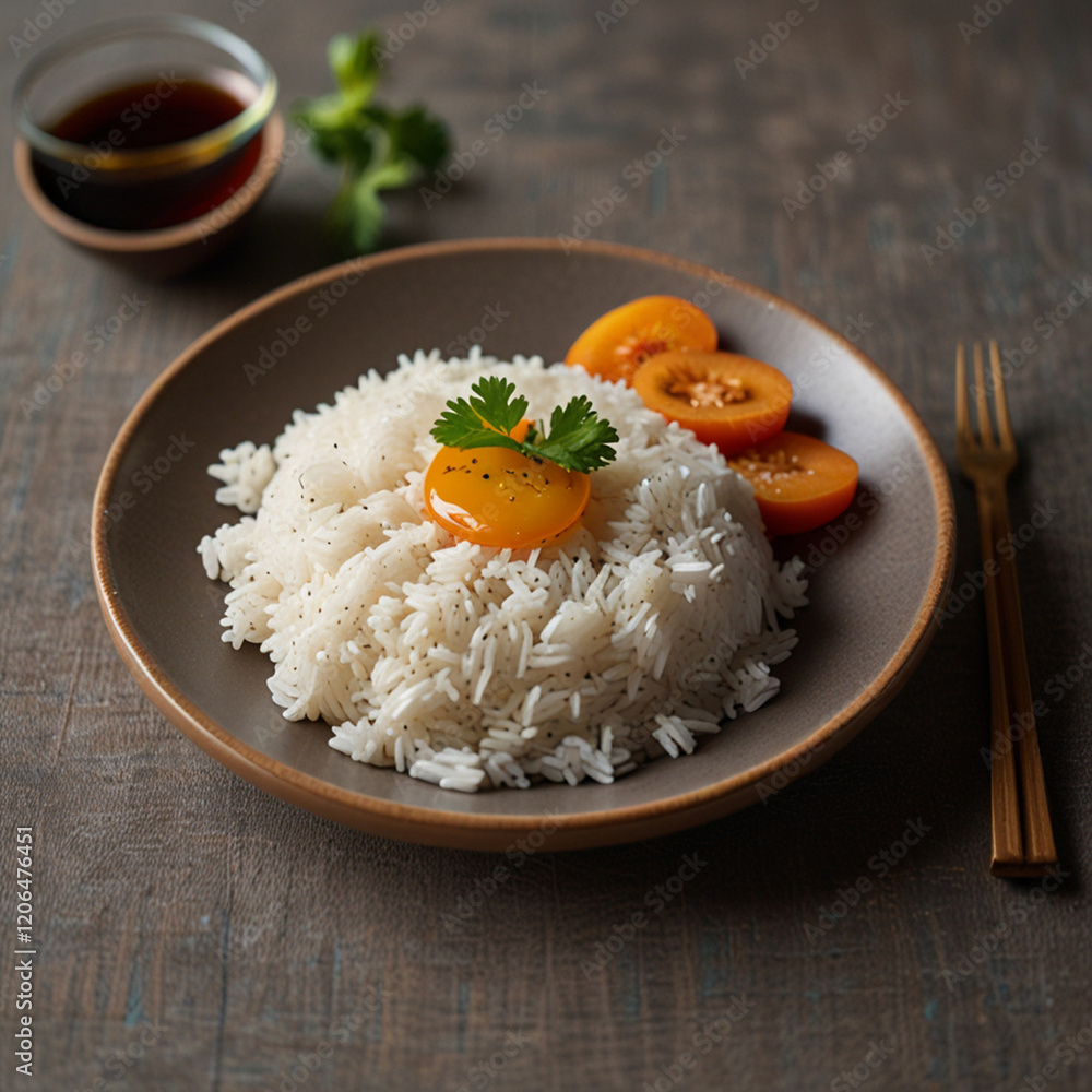 photo of delicious rice dish with vegetables photo of delicious rice dish with vegetables