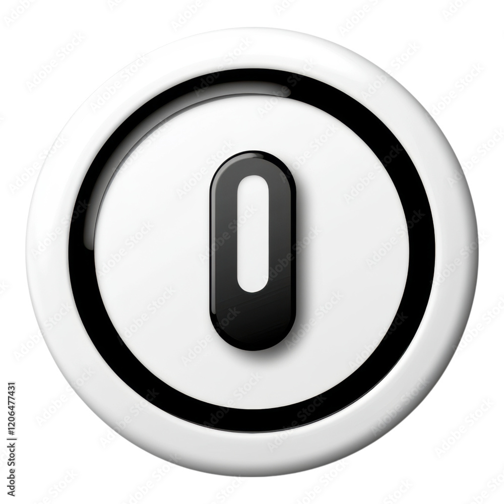 Black and White Number Zero Icon Circular Graphic Design Element for Websites and Apps Black and White Number Zero Icon Circular Graphic Design Element for Websites and Apps
