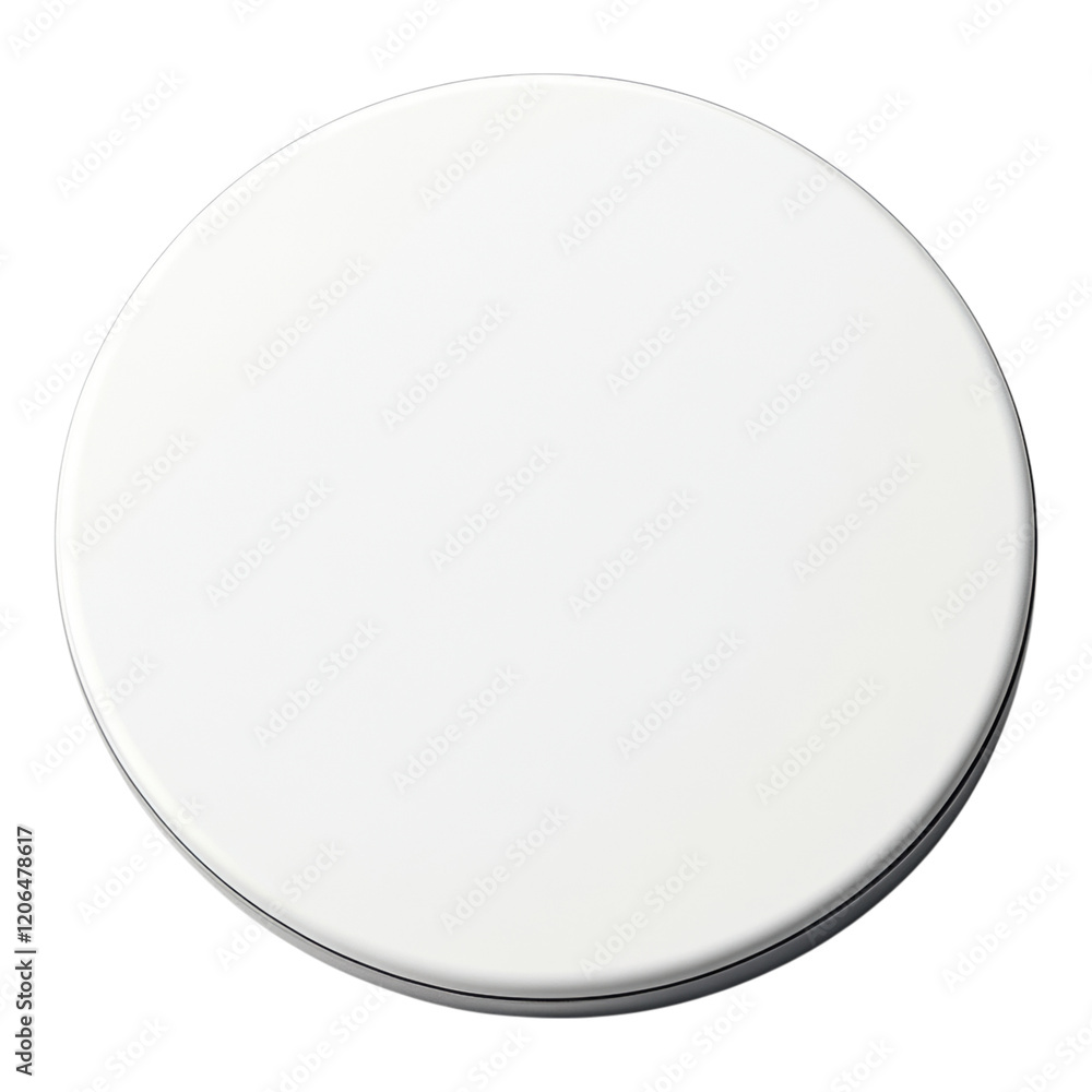 White Round Container Lid Mockup Perfect for Cosmetic Food or Product Packaging Design White Round Container Lid Mockup Perfect for Cosmetic Food or Product Packaging Design