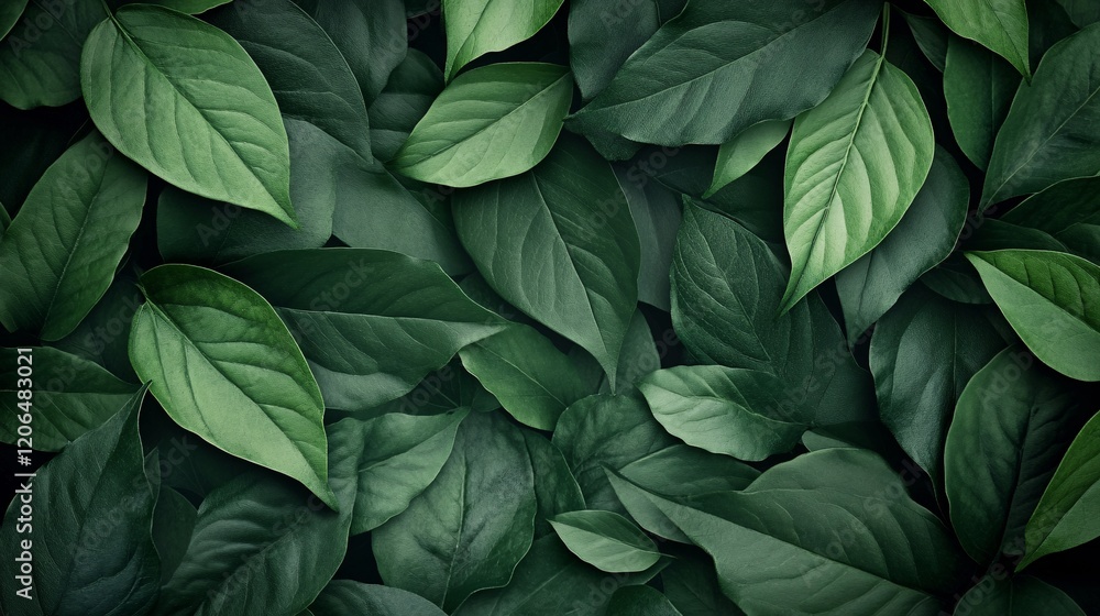 Green leaves creating a natural background, suitable for eco-friendly themes Green leaves creating a natural background, suitable for eco-friendly themes