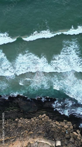 waves and rocks