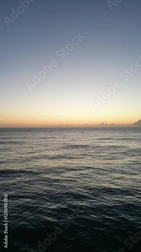 sunset over the sea