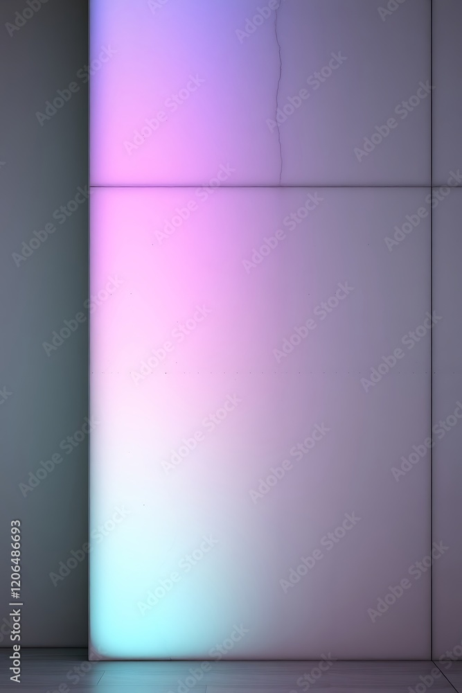 Pastel light illuminating a wall. Pastel light illuminating a wall.