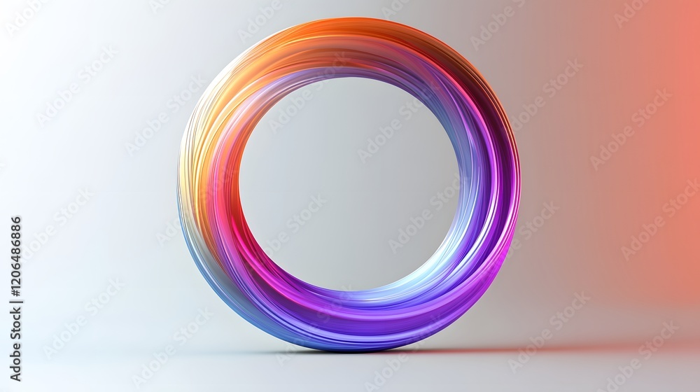 Abstract Colorful Swirling Circular Design Abstract Colorful Swirling Circular Design