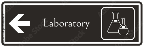Laboratory sign
