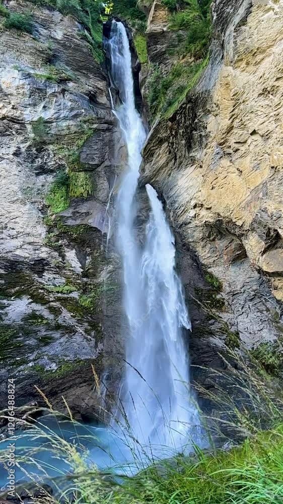 The Majestic Waterfall is nestled in a Serene Natural Landscape, captivating all who visit The Majestic Waterfall is nestled in a Serene Natural Landscape, captivating all who visit