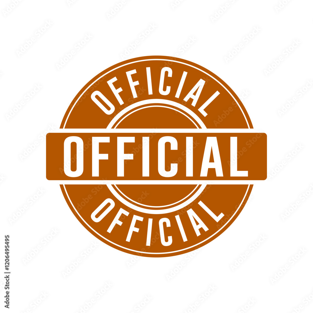 Official Stamp Graphic design vector element simple and modern