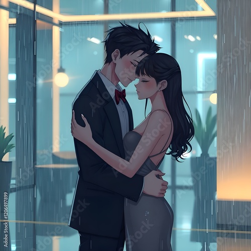 couple looking at each other