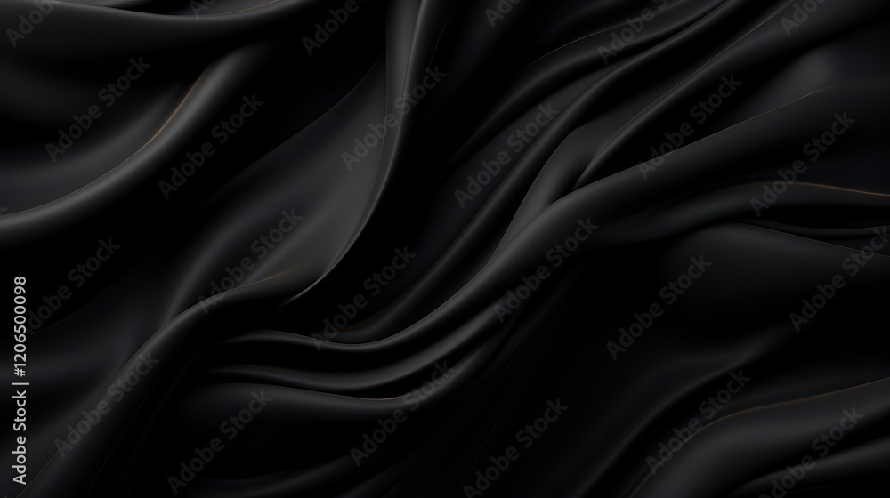 Fototapeta premium Abstract black background. Solid black texture background