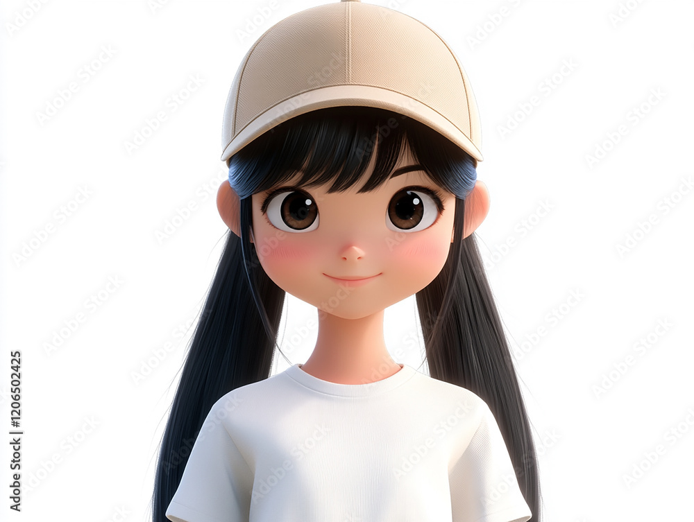 Beautiful girl 3d, beauty avatar Beautiful girl 3d, beauty avatar