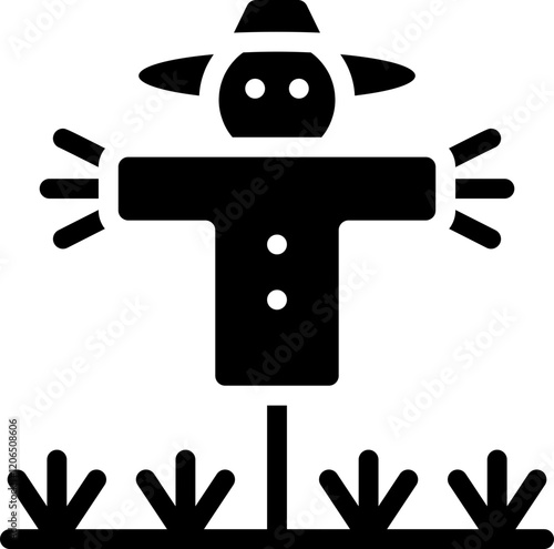 Scarecrow Glyph Icon