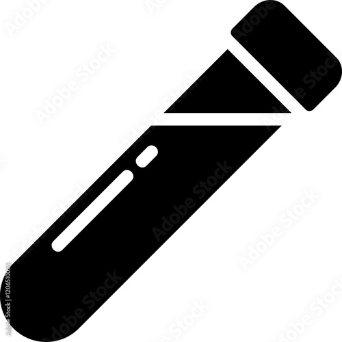 Blood Tube Glyph Icon