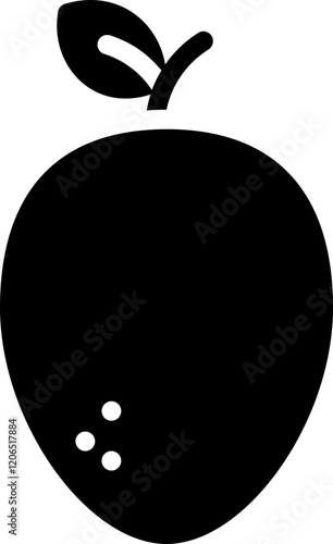 Sapodilla Glyph Icon
