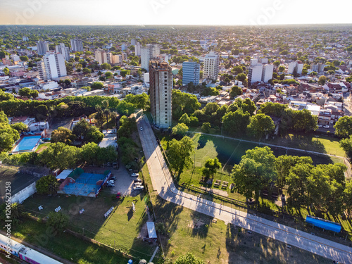 aerial intakes public trains - Lanus - Buenos Aires