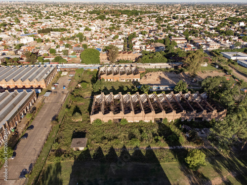 aerial intakes public trains - Lanus - Buenos Aires